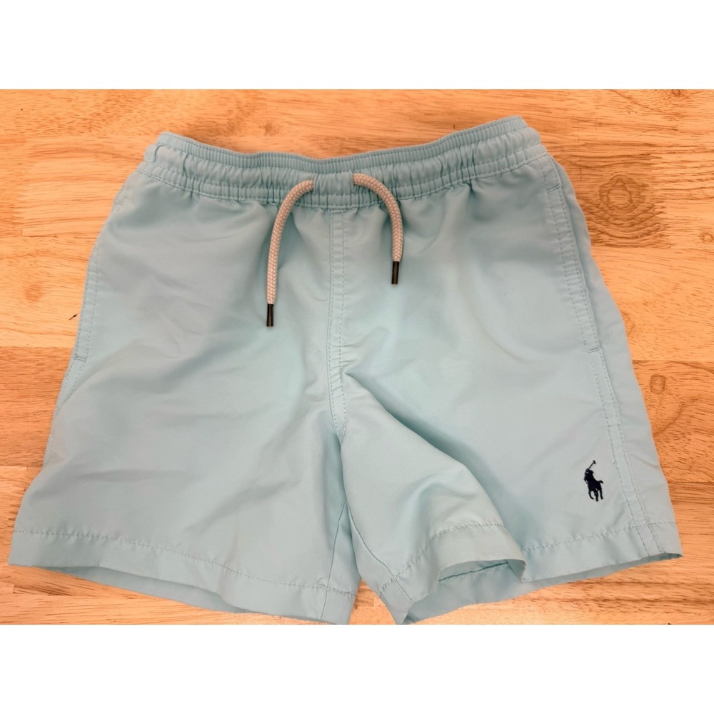 Ralph Lauren Blue Swim Shorts. Size 6 Boys Drawstring Lined Pocket #13